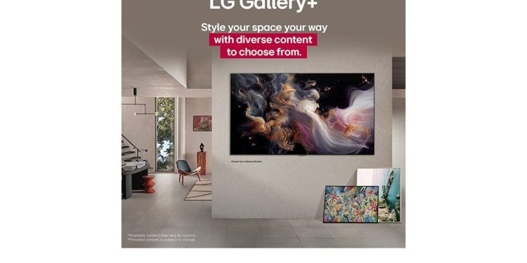 LG to unveil its Gallery TV at CES 2026