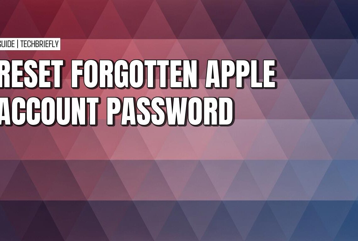 A complete guide to resetting your forgotten Apple account password