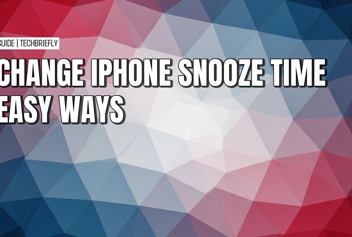 Setting custom snooze times on iPhone through easy workarounds
