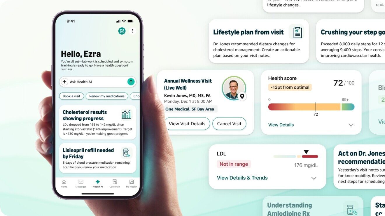 Amazon embeds 'Health AI' 24/7 assistant into One Medical app