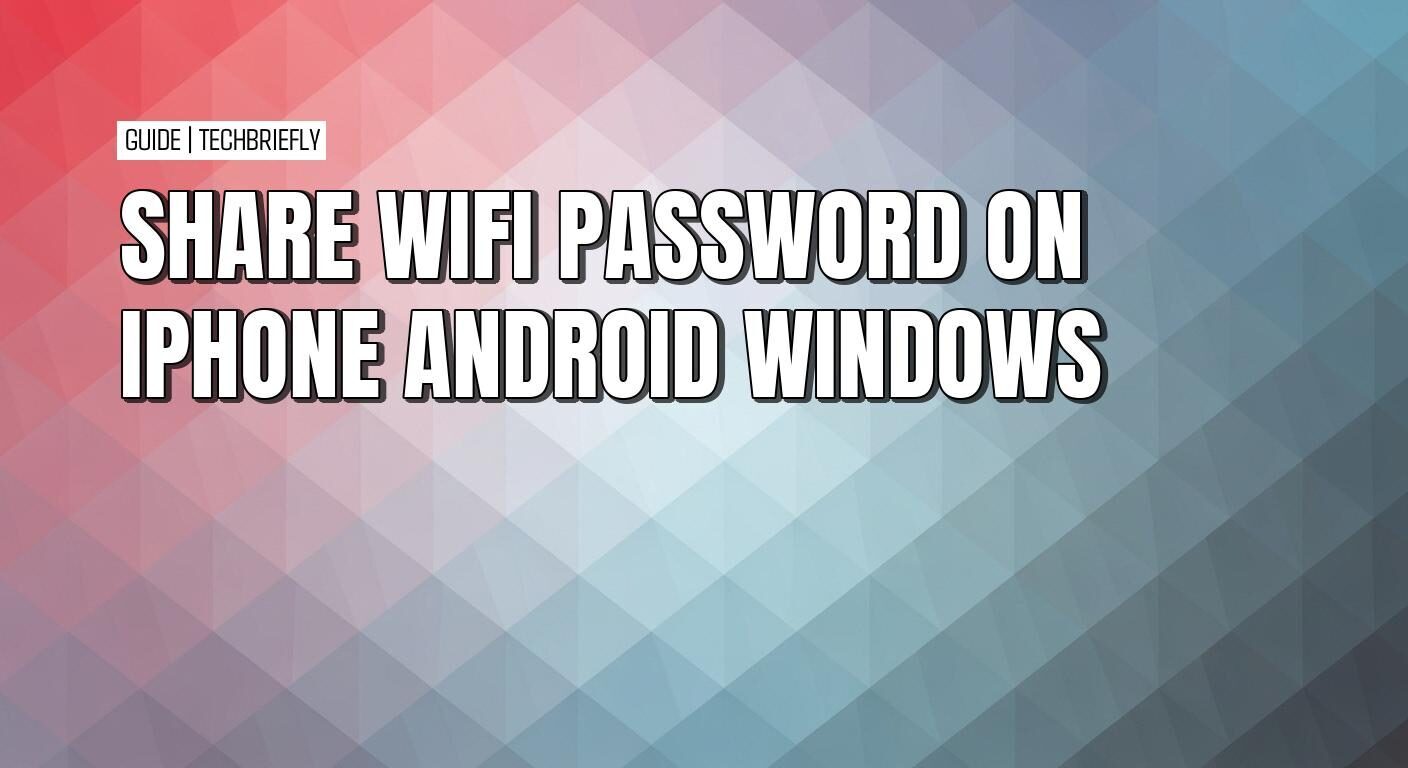 Sharing your wifi password across devices without typing
