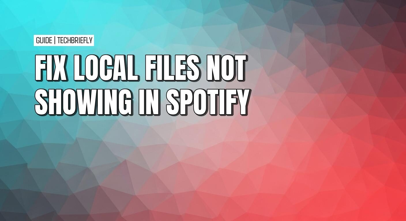 Fixing local files not showing in Spotify on mobile and computer