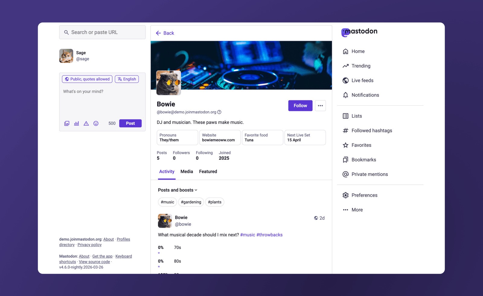 Mastodon overhauls profiles to seize mainstream appeal
