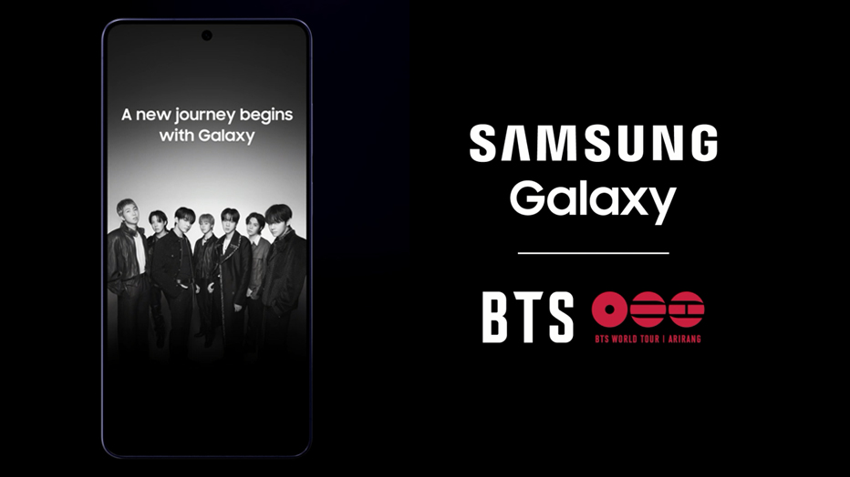 Samsung Galaxy named official partner for BTS ARIRANG tour