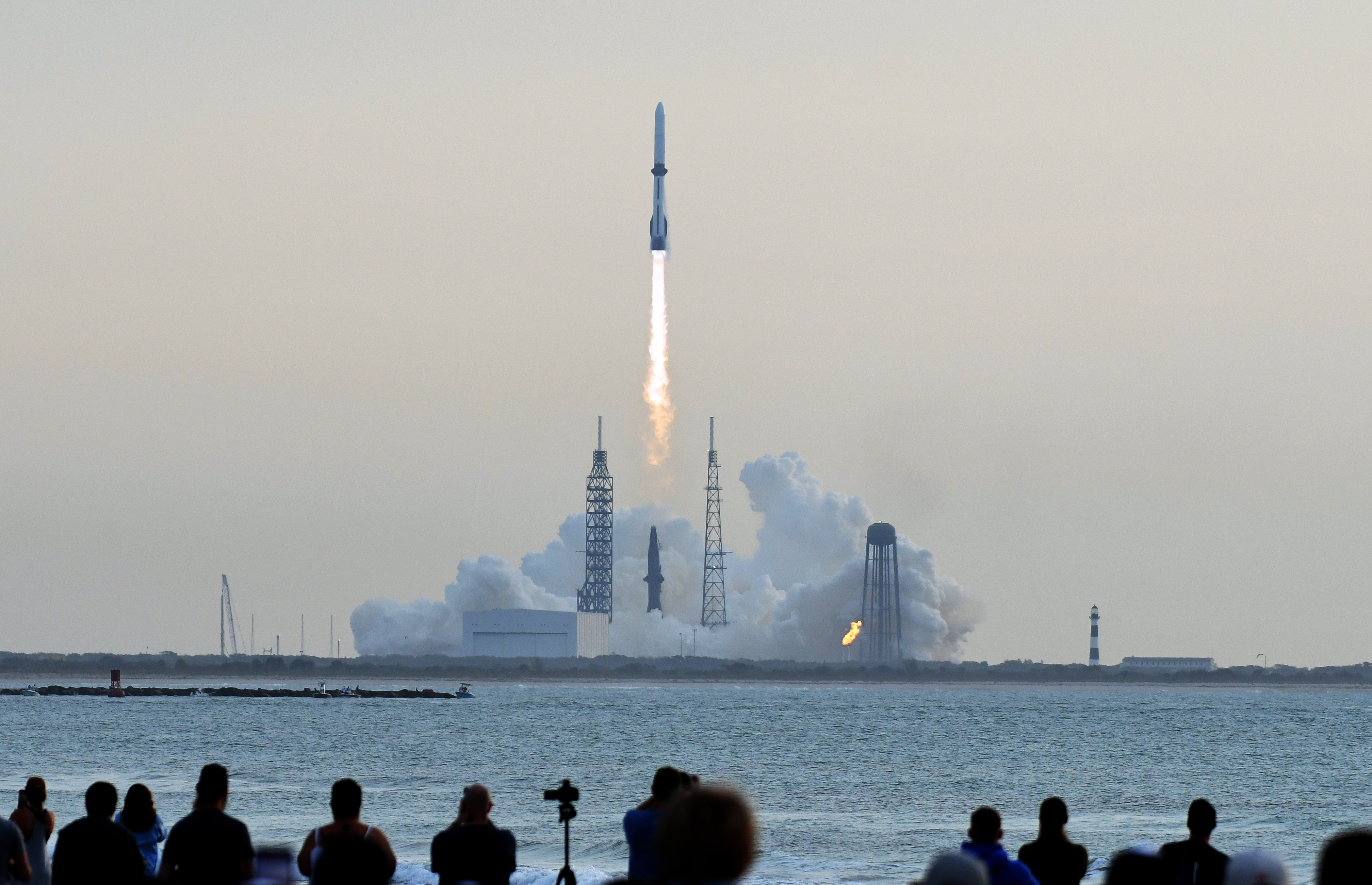 Blue Origin Launches New Glenn Rocket With Communications Satellite From Cape Canaveral, Florida