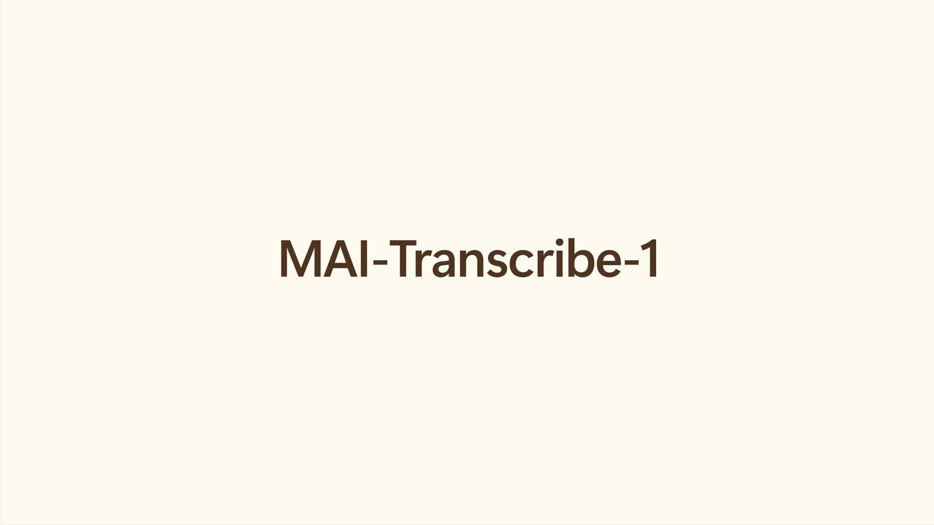 Microsoft launches MAI-Transcribe-1 AI transcription model
