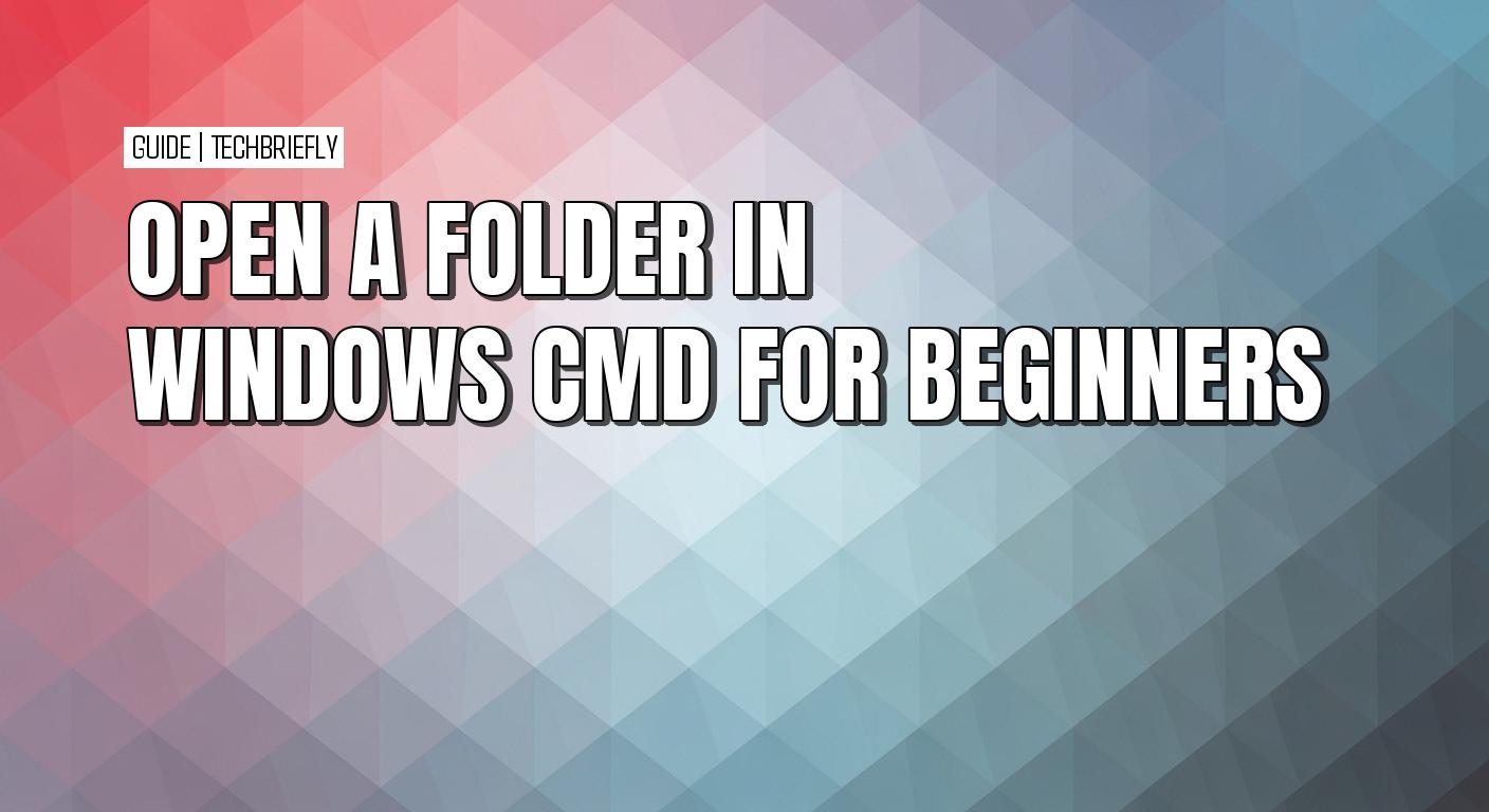 How to open a specific folder in Windows Command Prompt