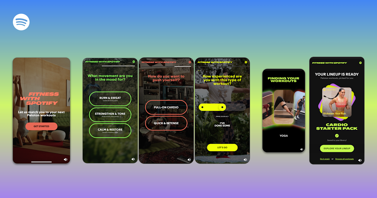 Spotify launches Fitness hub with 1,400+ on-demand Peloton classes