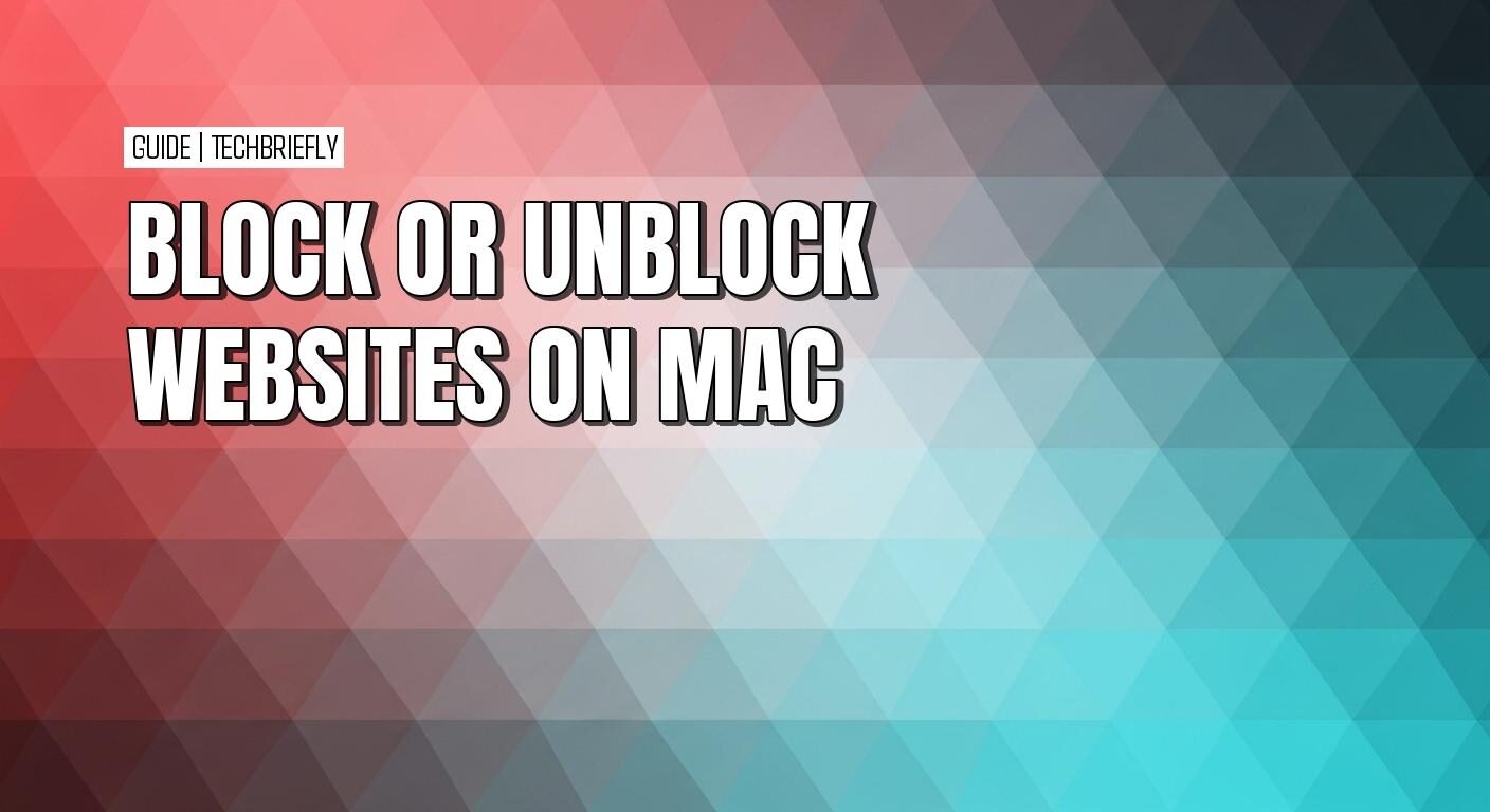 How to block websites on a Mac