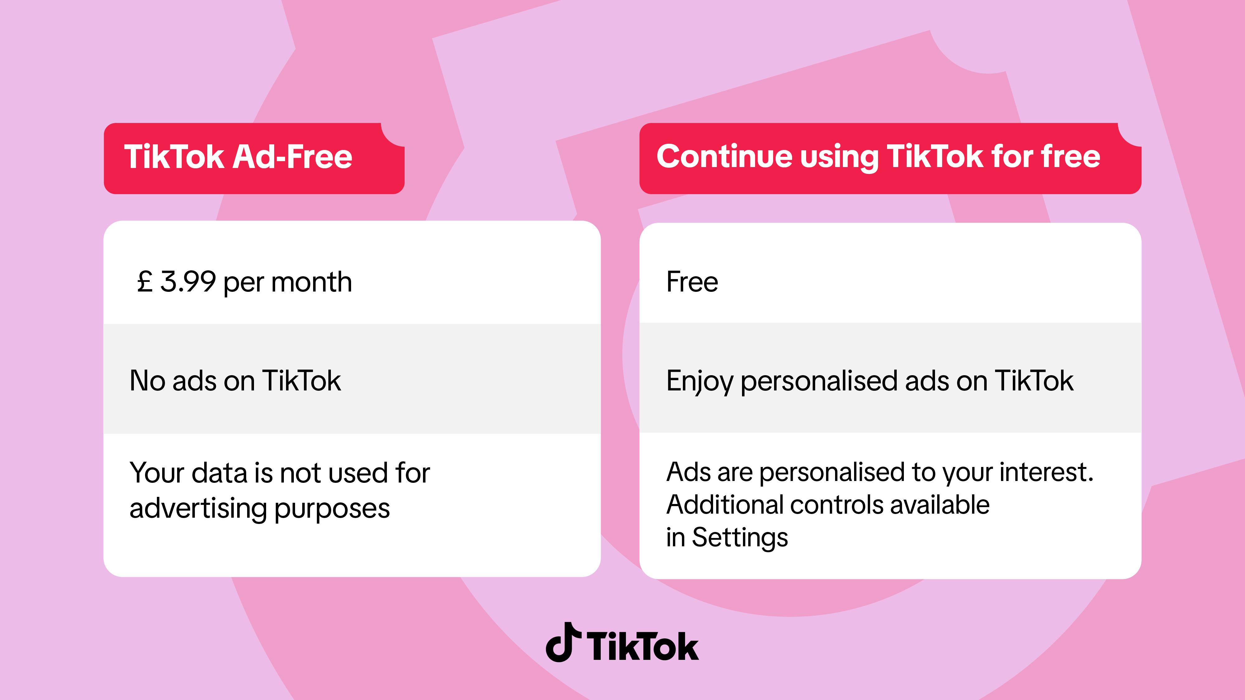 TikTok launches £4 ad-free subscription in the UK
