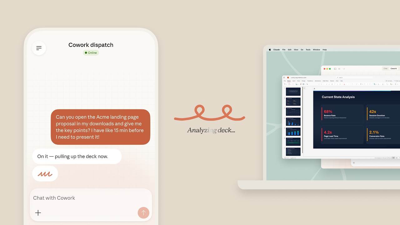 Claude Cowork can now run tasks from your phone