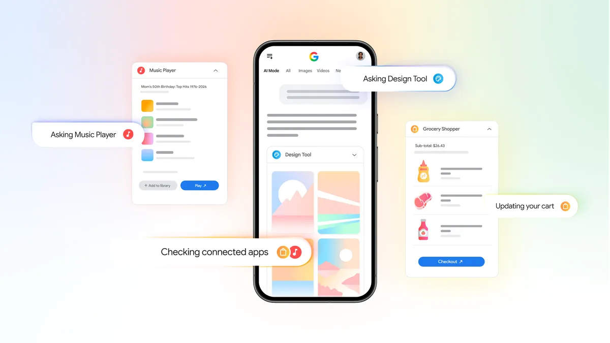 Google rolls out AI Mode for Canva, YouTube Music and Instacart in US